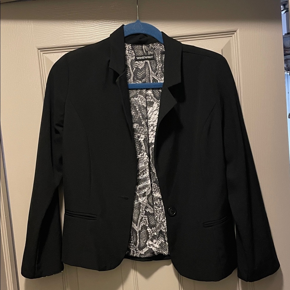 Classic Black Blazer